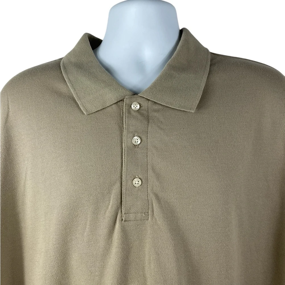 The Foundry Supply Co. Men's Tan Polo Shirt, 4 XL - Picture 3 of 6